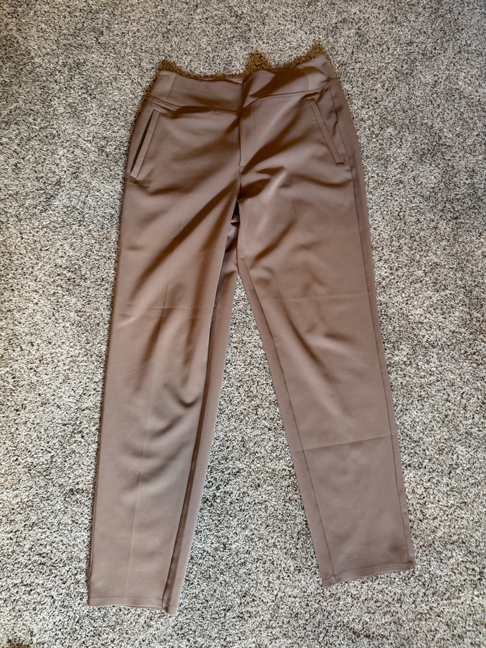 Athleta Endless High Rise Pant Taupe Brown Size 10 Tall
